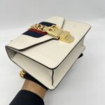Gucci Mini Sylvie White GHW