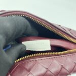 Bottega Veneta Mini Wallace Intrecciato Barolo GHW