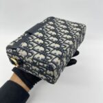 Dior  30 Montaigne Box Canvas Oblique Navy GHW