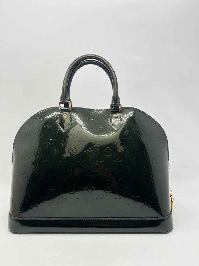 Louis Vuitton Alma GM Vernis Bleu Nuit GHW