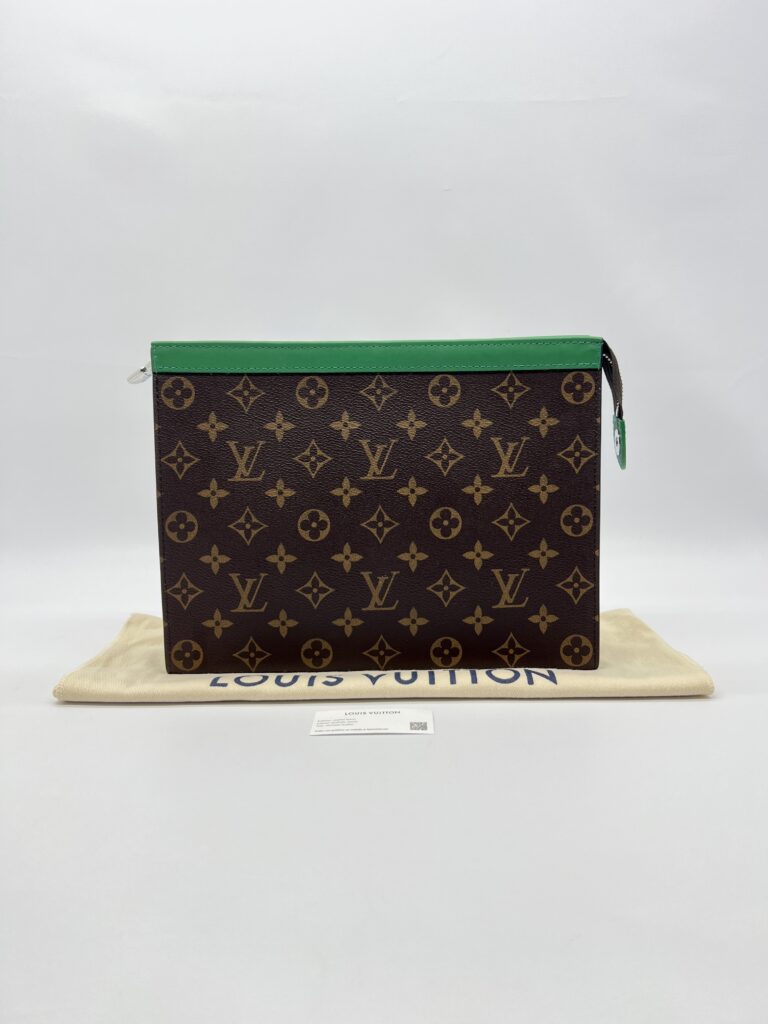 Louis Vuitton Pochette Voyage MM Monogram Borneo Green SHW