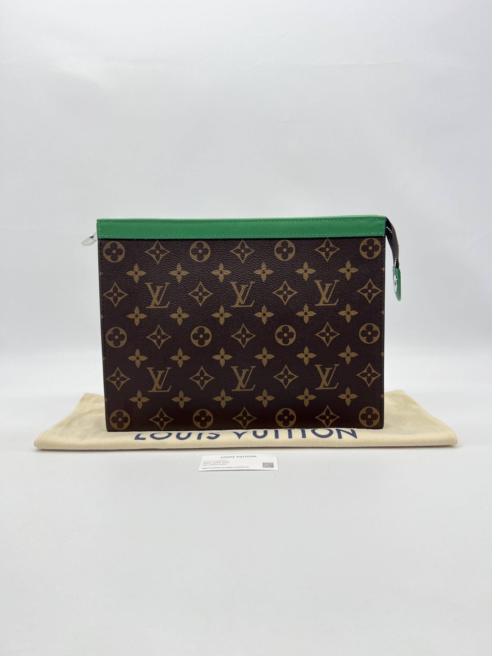 Louis Vuitton Pochette Voyage MM Monogram Borneo Green SHW