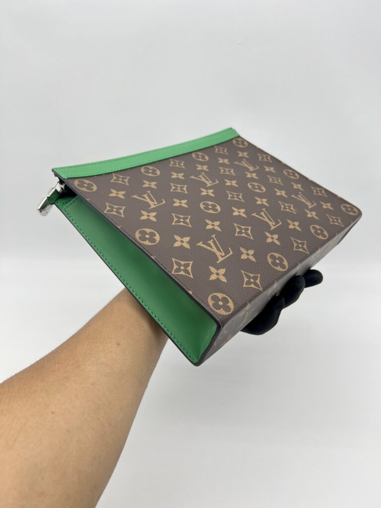 Louis Vuitton Pochette Voyage MM Monogram Borneo Green SHW