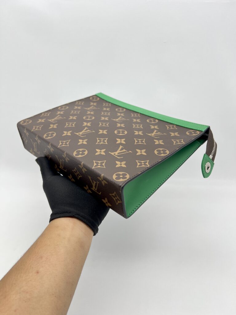 Louis Vuitton Pochette Voyage MM Monogram Borneo Green SHW