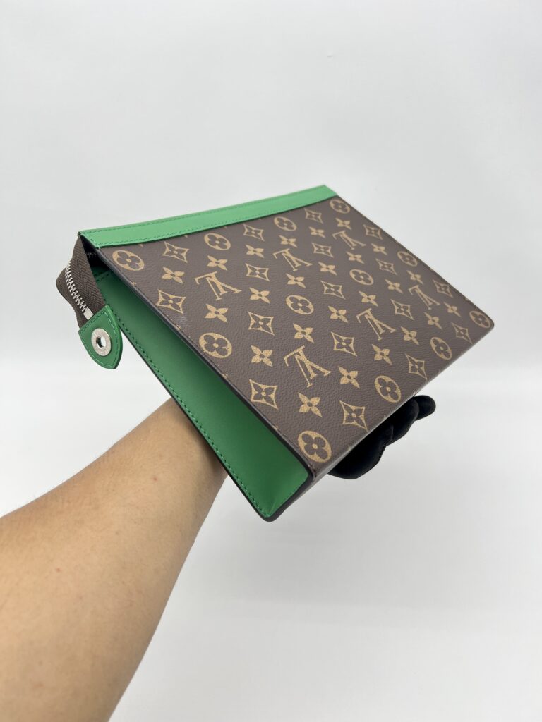 Louis Vuitton Pochette Voyage MM Monogram Borneo Green SHW