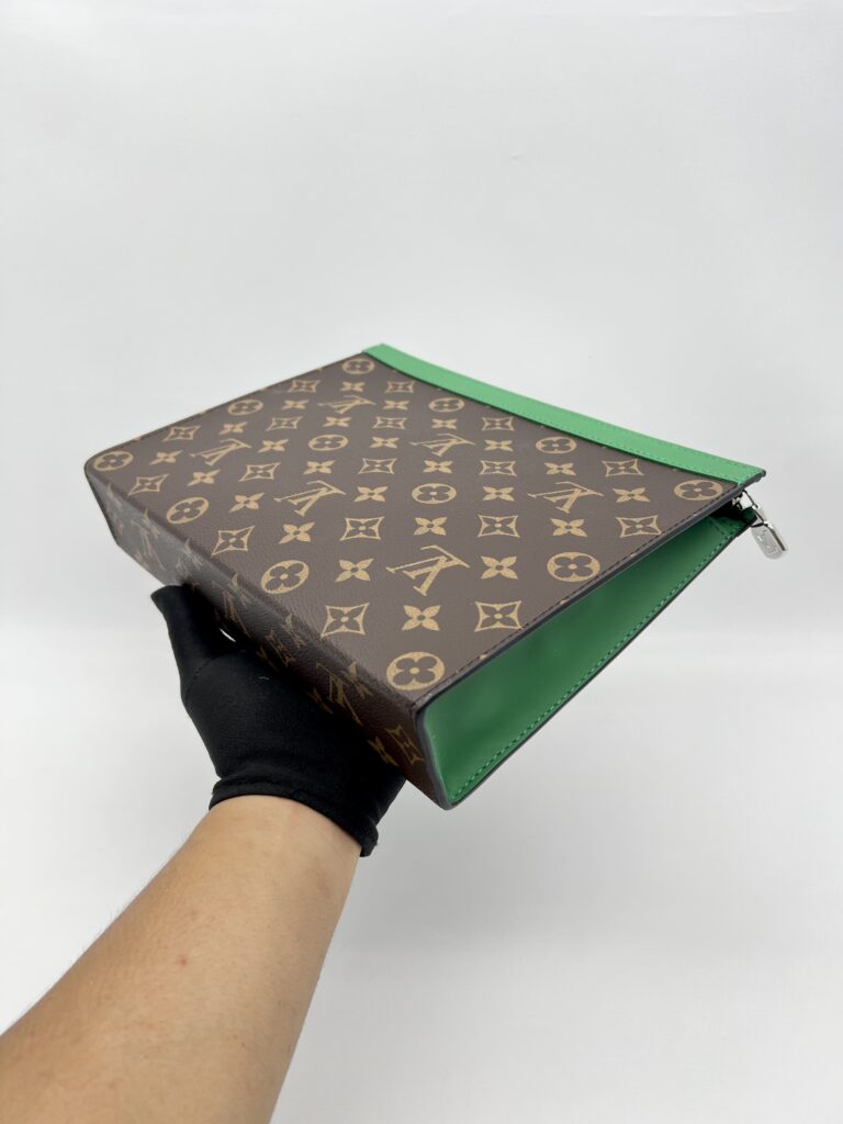 Louis Vuitton Pochette Voyage MM Monogram Borneo Green SHW
