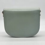 Celine Triomp Besace Clea Bag Shiny Calfskin Light  Grey GHW