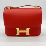 Hermes Constance 24 Epsom Rouge De Coeur GHW