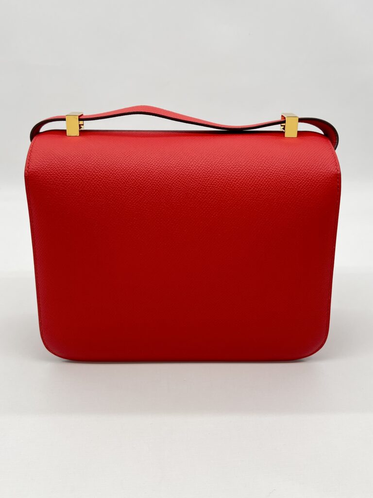 Hermes Constance 24 Epsom Rouge De Coeur GHW