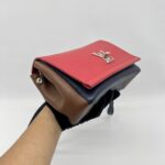 Louis Vuitton My Lock Me BB Tricolour Red Brown Black SHW