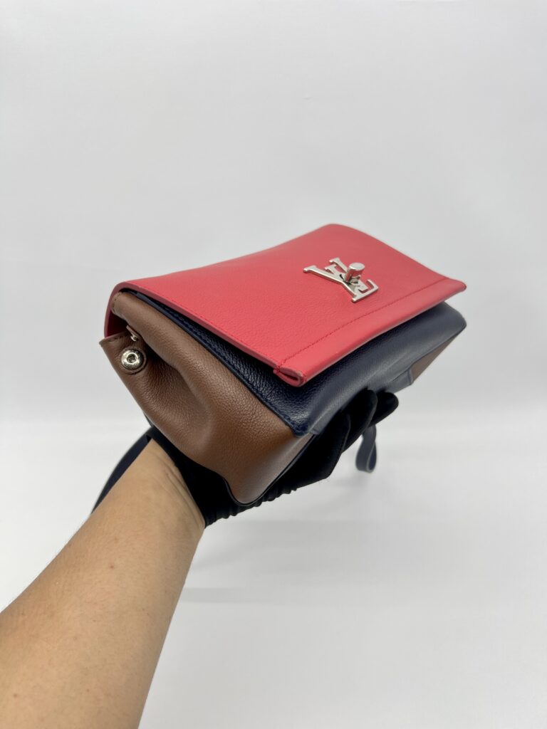 Louis Vuitton My Lock Me BB Tricolour Red Brown Black SHW
