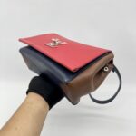 Louis Vuitton My Lock Me BB Tricolour Red Brown Black SHW