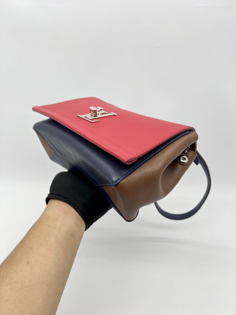 Louis Vuitton My Lock Me BB Tricolour Red Brown Black SHW