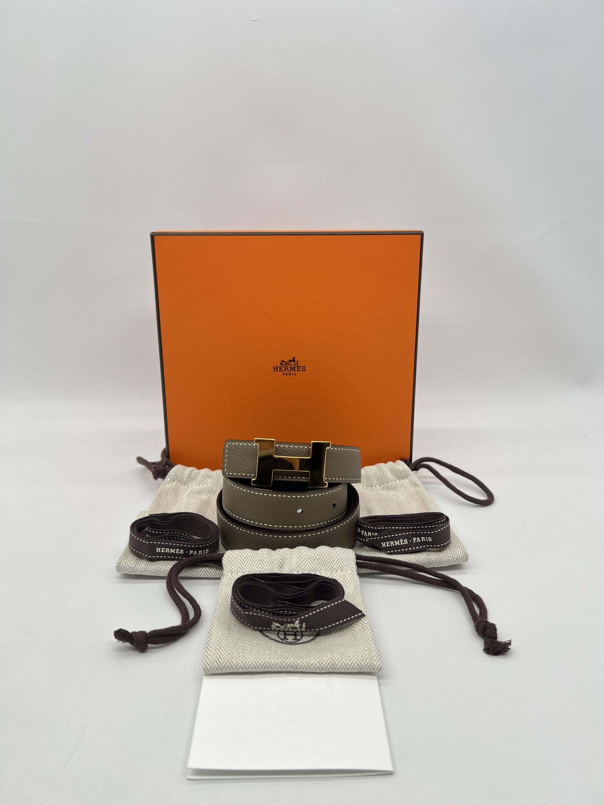 Hermes Ceinture 24 Belt Etoupe