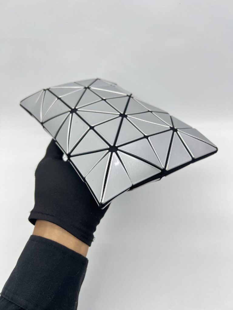Bao Bao Issey Miyake Lucent Clutch Silver
