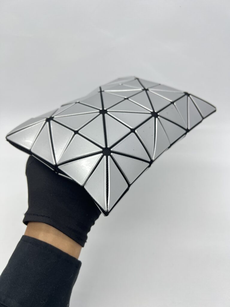 Bao Bao Issey Miyake Lucent Clutch Silver