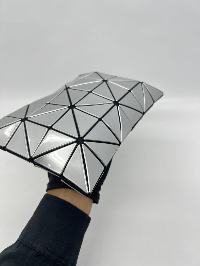 Bao Bao Issey Miyake Lucent Clutch Silver