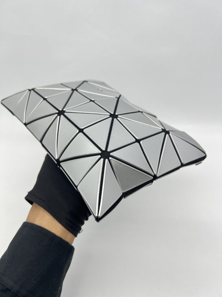 Bao Bao Issey Miyake Lucent Clutch Silver