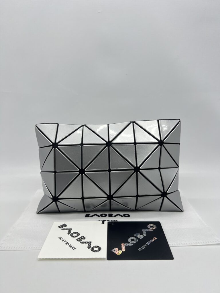Bao Bao Issey Miyake Lucent Clutch Silver