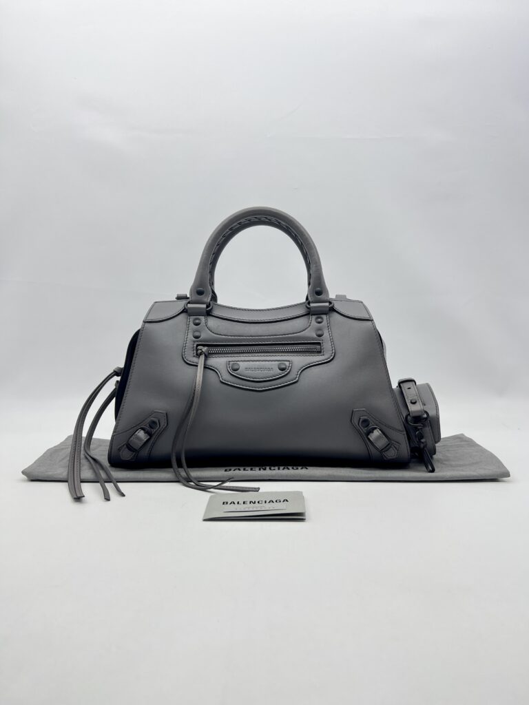 Balenciaga Neo Classic Small Grey Calf BHW