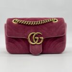 Gucci Marmont Mini Pink Velvet  GHW