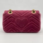 Gucci Marmont Mini Pink Velvet  GHW
