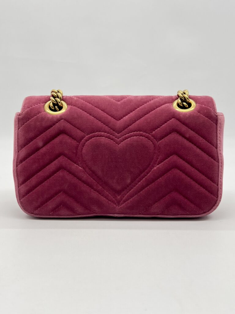 Gucci Marmont Mini Pink Velvet  GHW