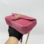 Gucci Marmont Mini Pink Velvet  GHW