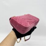 Gucci Marmont Mini Pink Velvet  GHW