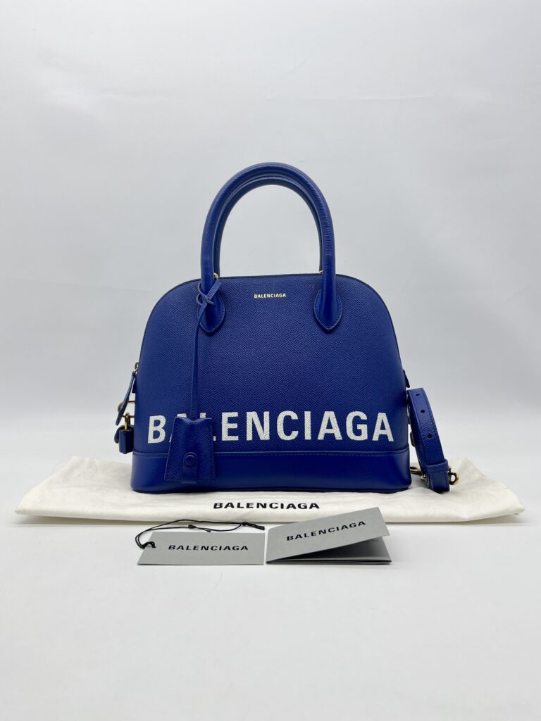 Balenciaga Ville Blue GHW