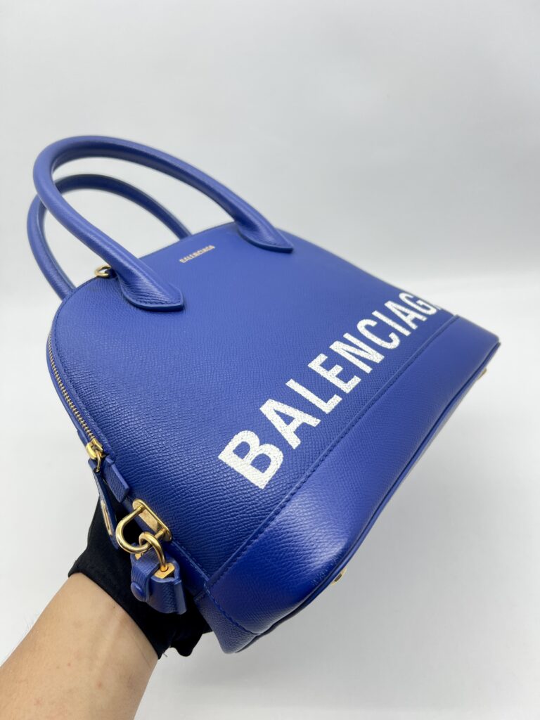 Balenciaga Ville Blue GHW