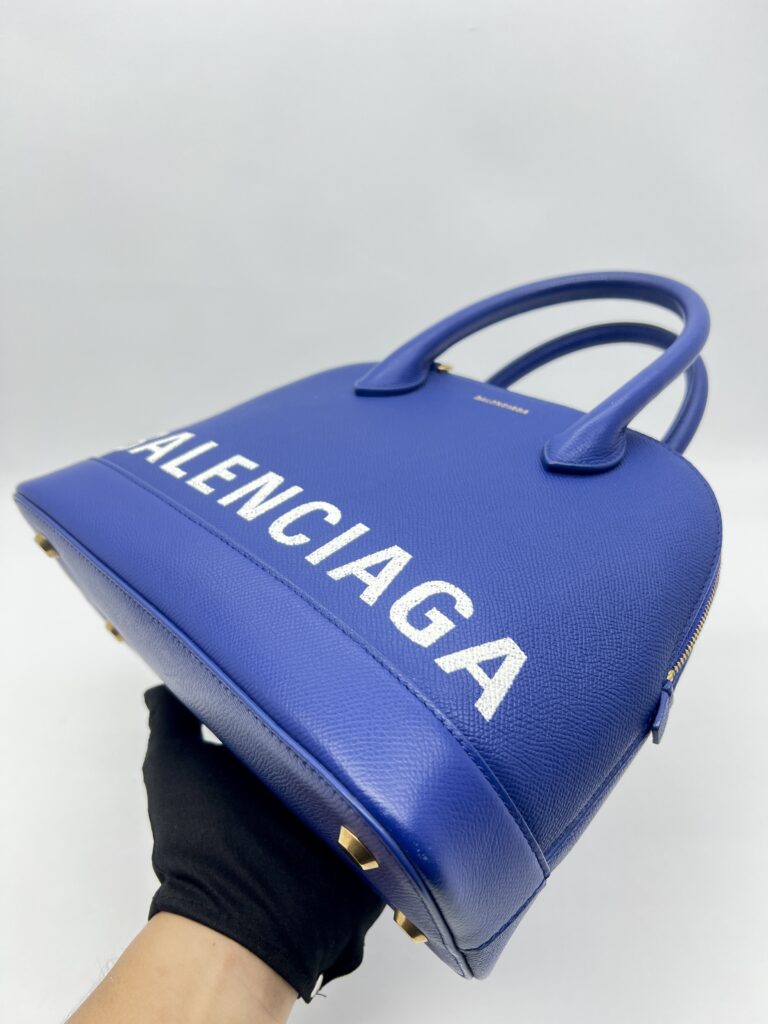 Balenciaga Ville Blue GHW