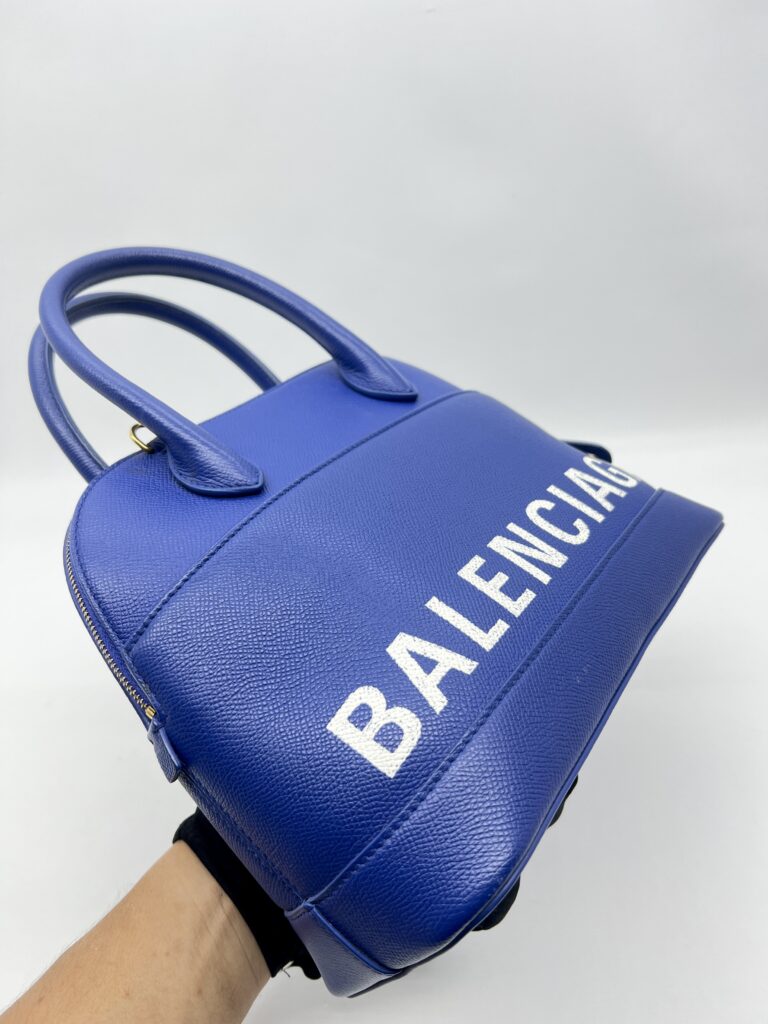 Balenciaga Ville Blue GHW
