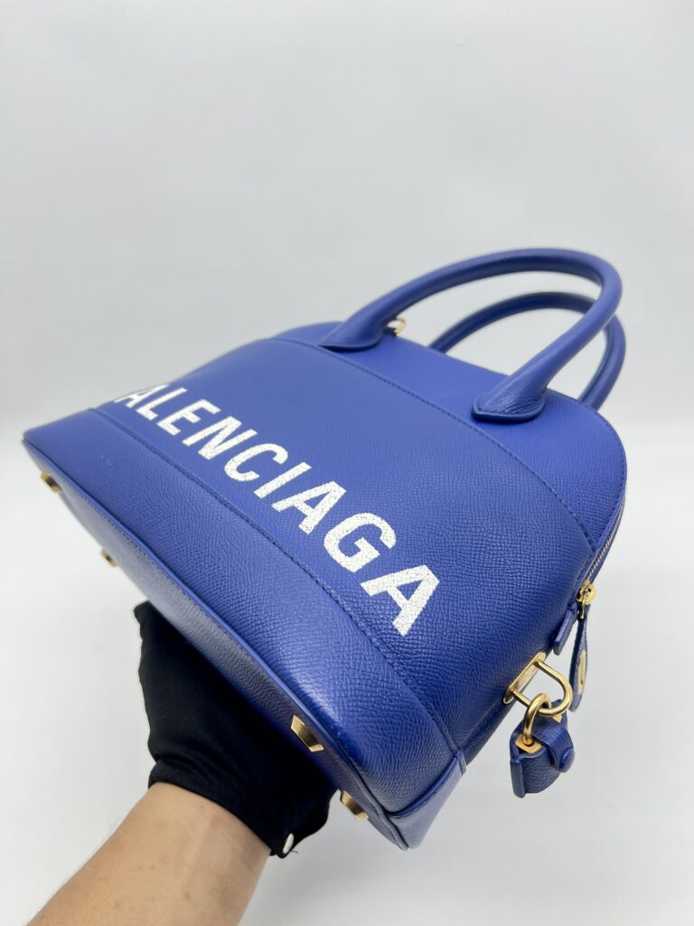 Balenciaga Ville Blue GHW