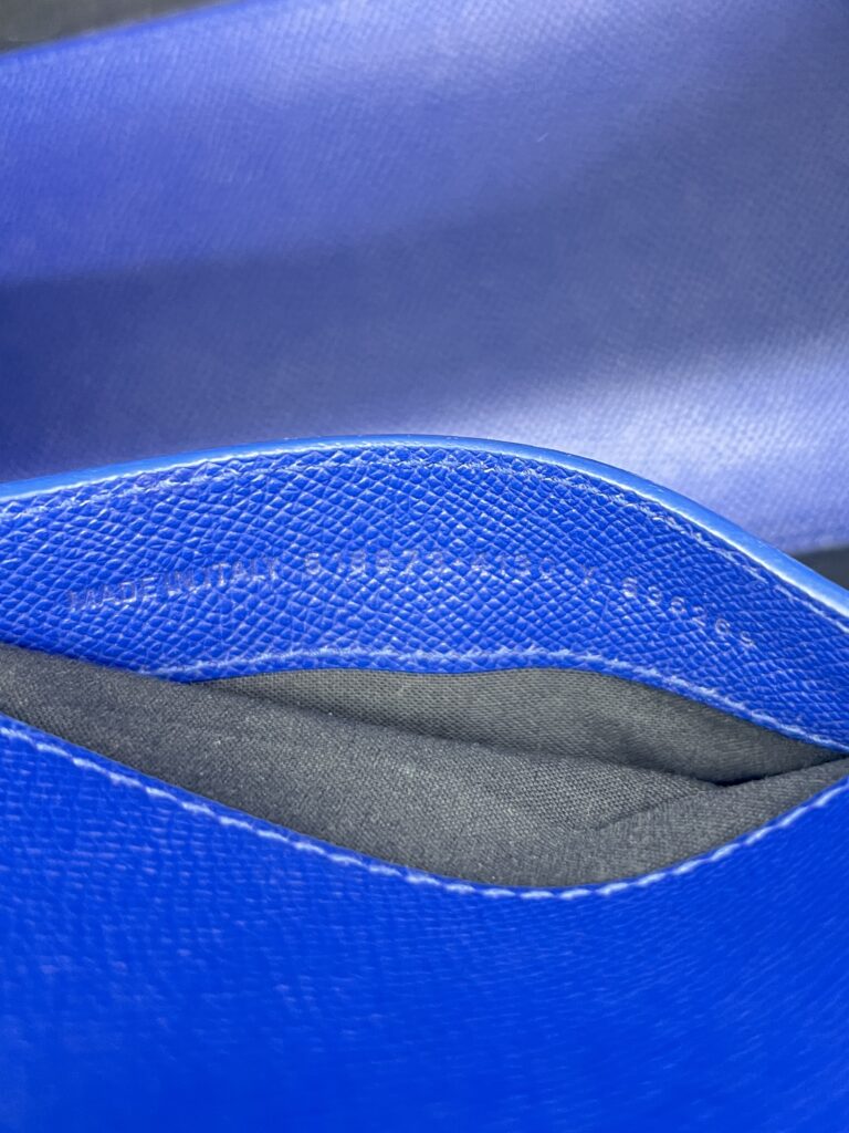 Balenciaga Ville Blue GHW