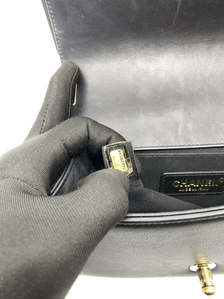 Chanel Boy Small Black GHW