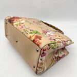 Gucci Blooms bamboo Shopper Tote Nude SHW