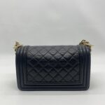 Chanel Boy Small Black GHW