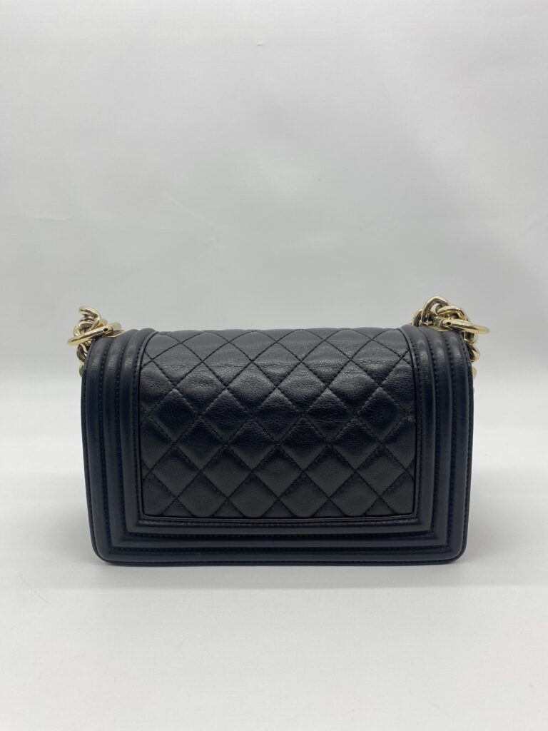 Chanel Boy Small Black GHW
