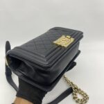 Chanel Boy Small Black GHW