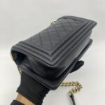 Chanel Boy Small Black GHW