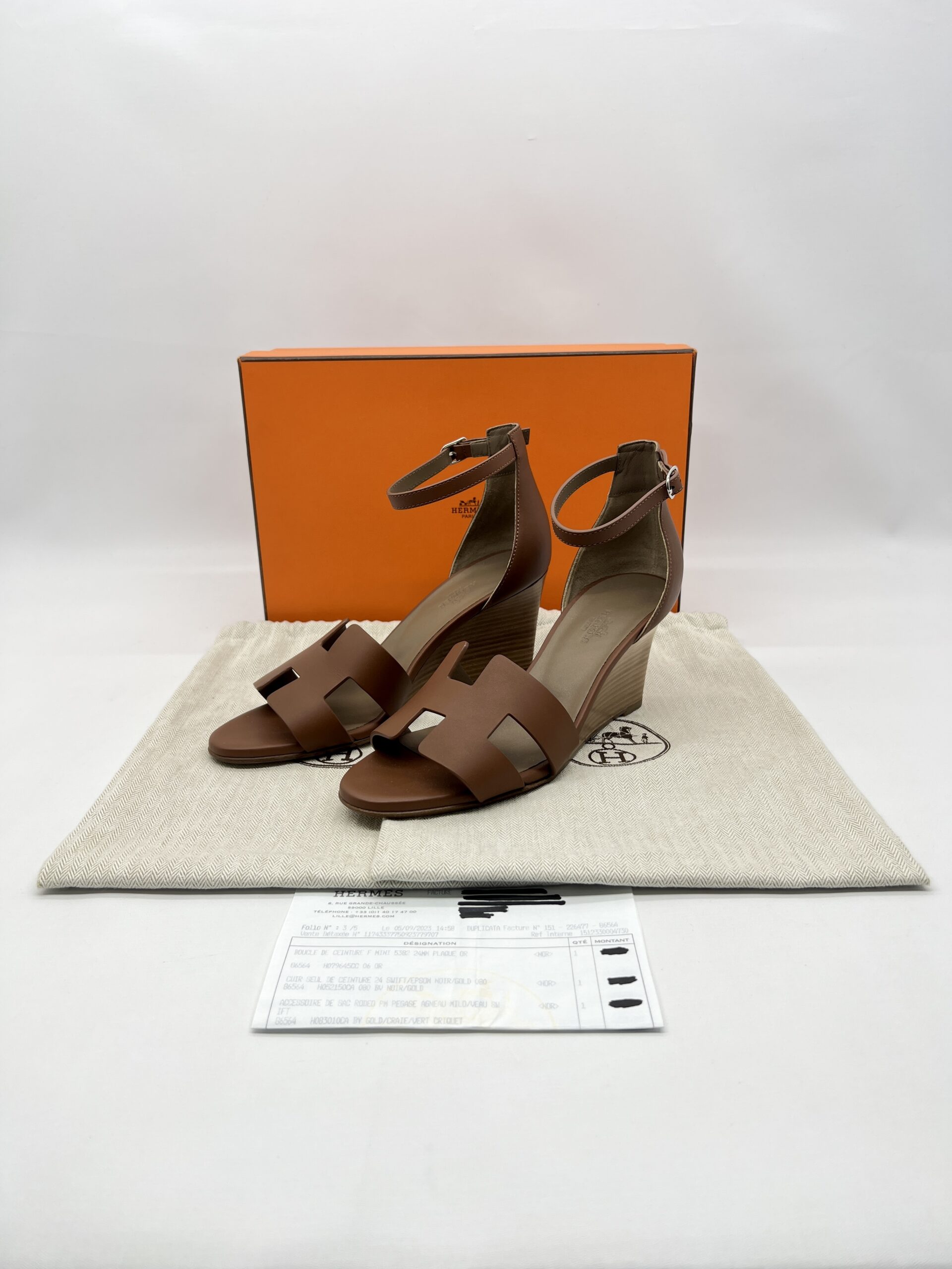 Hermes Sandal Femme Legend Gold PHW