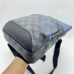 Louis Vuitton Avenue Sling Bag Damier Graphite Blue SHW