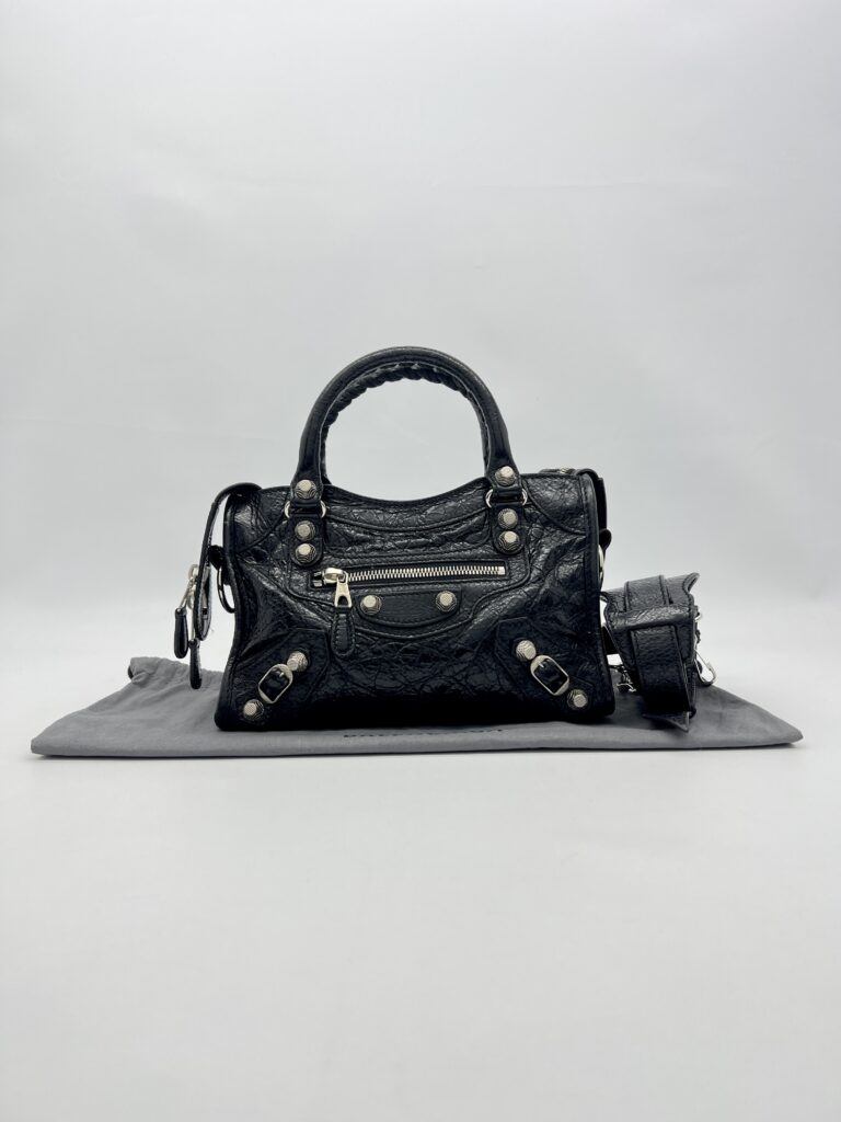 Balenciaga Mini Giant City Agneau Black GHW