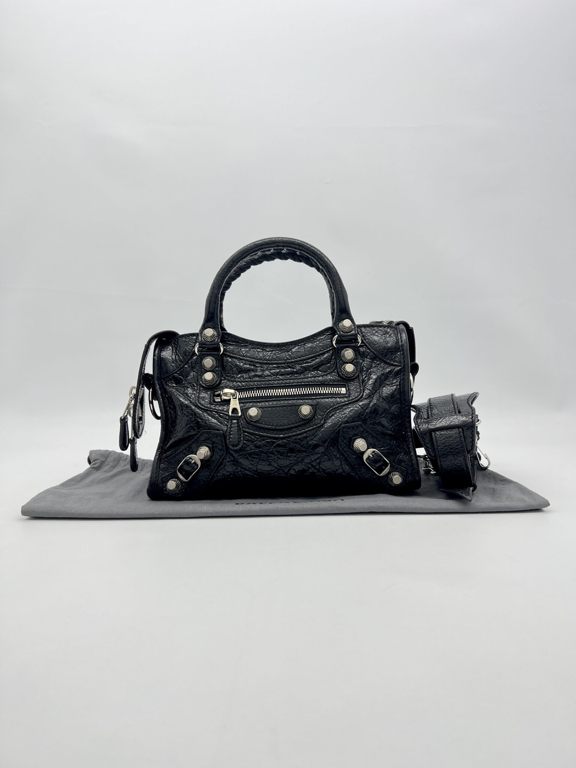 Balenciaga Mini Giant City Agneau Black GHW