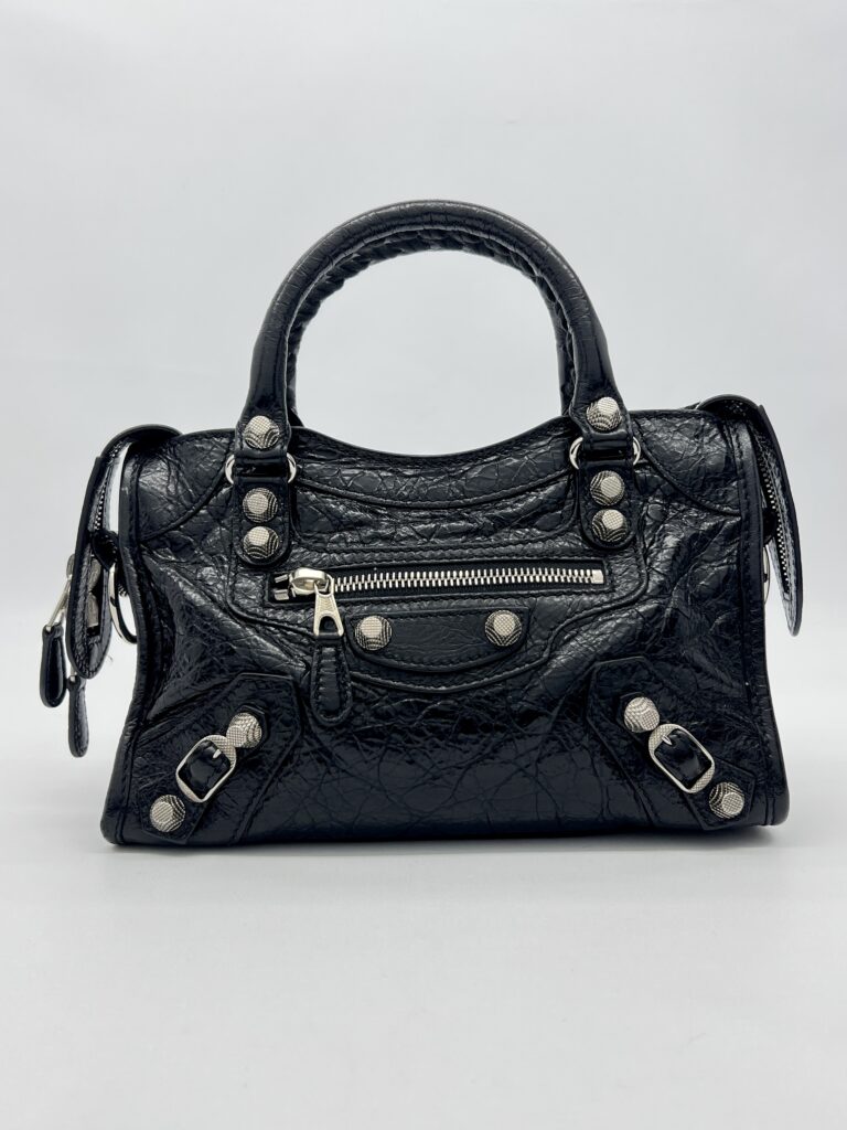 Balenciaga Mini Giant City Agneau Black GHW