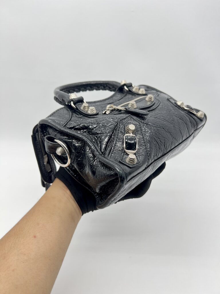 Balenciaga Mini Giant City Agneau Black GHW