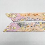 Hermes Twilly City Of Light Orange/Petrole/Vieux Rose