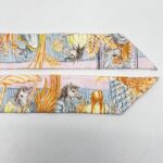 Hermes Twilly City Of Light Orange/Petrole/Vieux Rose
