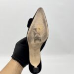 Manolo Blahnik Maysale Jewel Velvet Black